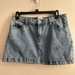 Princess Polly Light Blue Denim Mini Skirt